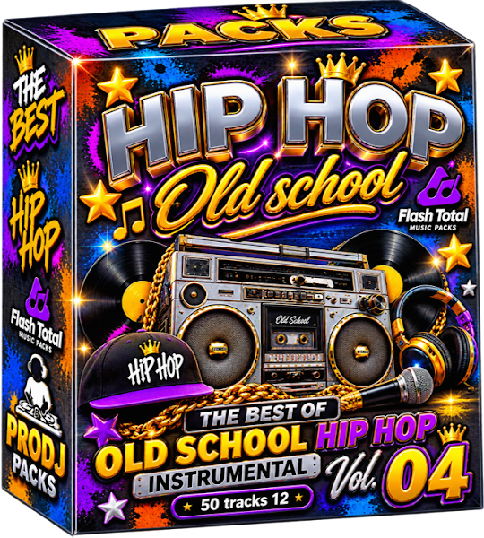 Capa do pack Hip Hop Old School Instrumental Vol. 04